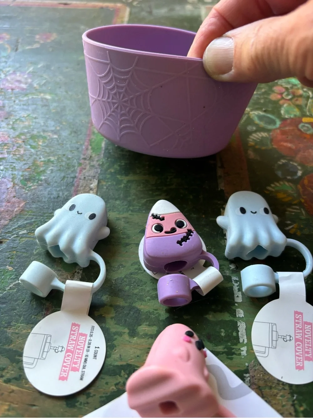 Target straw toppers